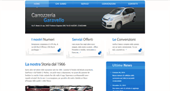 Desktop Screenshot of carrozzeriagaravello.it